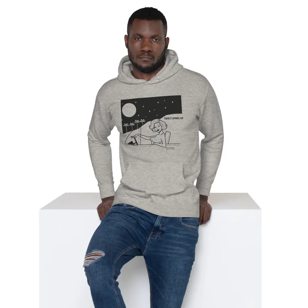 Marilyn Monroe Mulholland Moonlighting Pop Art Unisex Hoodie