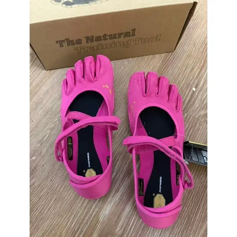 V-you know Unisex Split Toe Box Barefoot Yoga Training Shoes - Wide Toe Space, Velcro Strap, Soft Flexible 5-Finger Minimalist Footwear for Men & Women, Ideal for Yoga, Pilates, Athletic Footwear, Durable Athletic Footwear