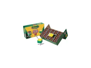 Classpack Regular Crayons, Assorted, 13 Caddies, 832/Box