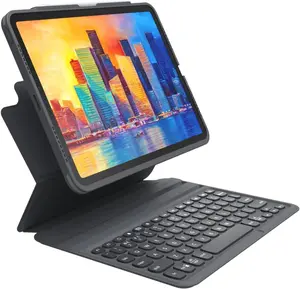 ZAGG Pro Keys Detachable Case and Wireless Keyboard for Apple iPad 10.9 10th GEN  Multi-Device Bluetooth Pairing  Backlit Laptop-Style Keys  Apple Pencil Holder  6.6ft Drop Protection  Lightweight