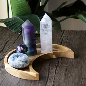Large Crystal Quartz Tower Wand Big Obelisk Healing Stone Point Faceted Prism Meditation Therapy Reiki Chakra Home Decor