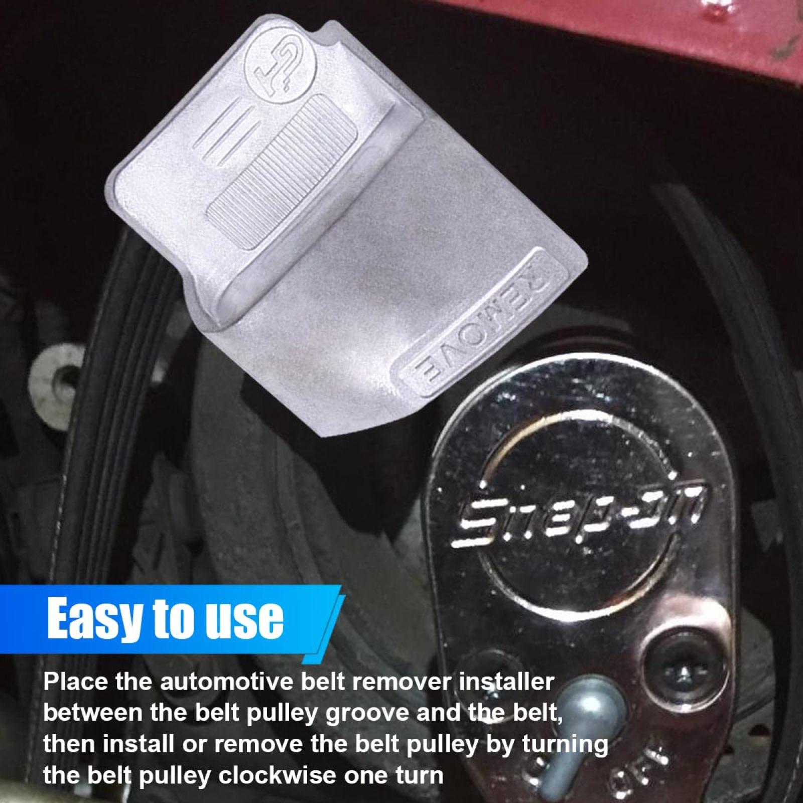 2PCS Vehicle Stretch Belt Mate Kit, Serpentine Belt Tool for Timing Belt, Elastic Metal Car Belt Pulley Assembly & Removal Aids for Car Trolley Truck Cart Belts 2PCS Vehicle Stretch Belt Mate Kit, Serpentine Belt Tool for Timing Belt, Elastic Metal Car Belt Pulley Assembly & Removal Aids for Car Trolley Truck Cart Belts