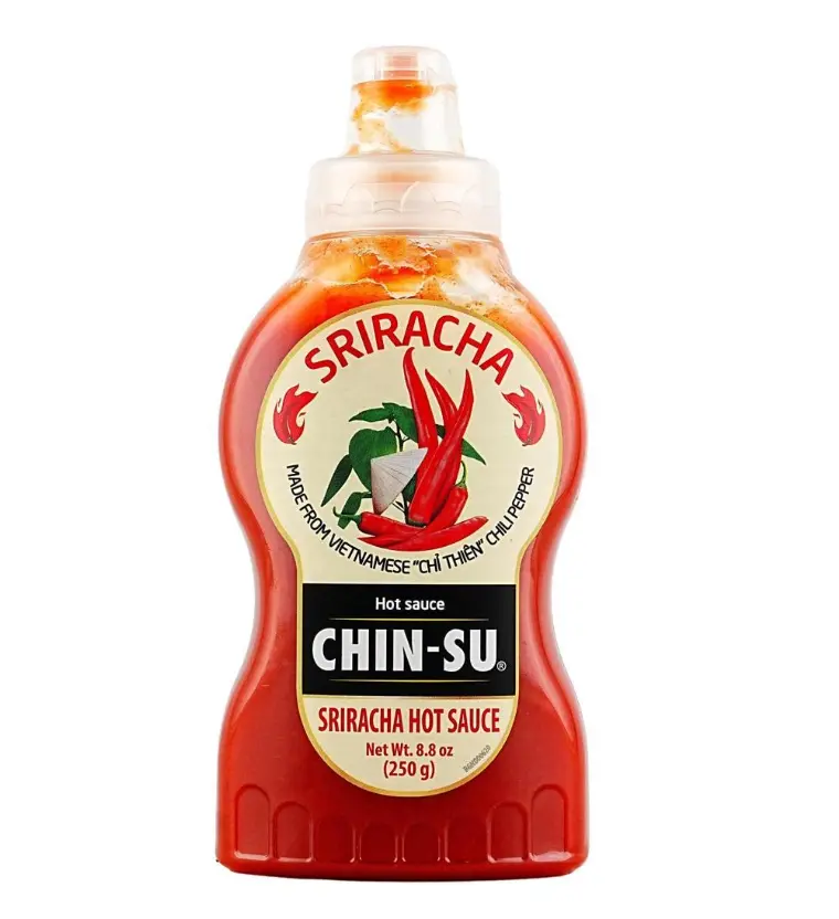 Chinsu Spicy Sriracha Garlic Chili Sauce, Ambient Dip with Rich Flavor, 250G Cooking Sauce for Staples & Cooking Essentials
