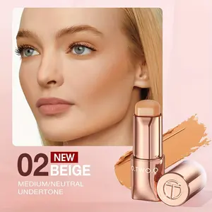 Bronzer Stick Creamy Silky Texture Naturally Long Lasting HD Shaping Contour Stick Face Makeup, Contain Plant Squalane