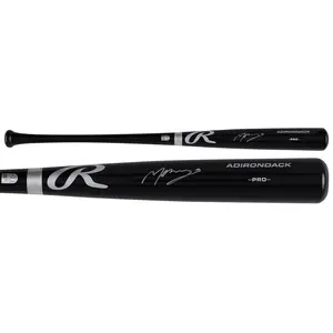 Moises Ballesteros Chicago Cubs Autographed Black Rawlings Pro Bat - Fanatics Authentic Certified