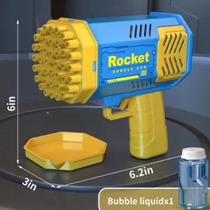 Bubble Gun Bazooka Bubble Machine Gun 40 Hole Bubble Blaster