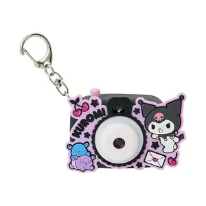 Kuromi Mini Light Projection Camera Keychain