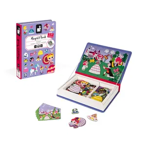 Janod MAGNETI'BOOK - PRINCESSES: A Magnetic Educational Game with 55 Magnets and 7 Cards