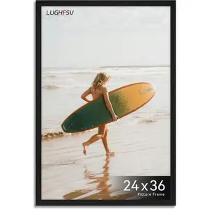 24x36 Picture Frame for Wall Vertical or Horizontal Hanging Large Poster Frame for Photos and Posters 24x36 Poster Frame Without Mat