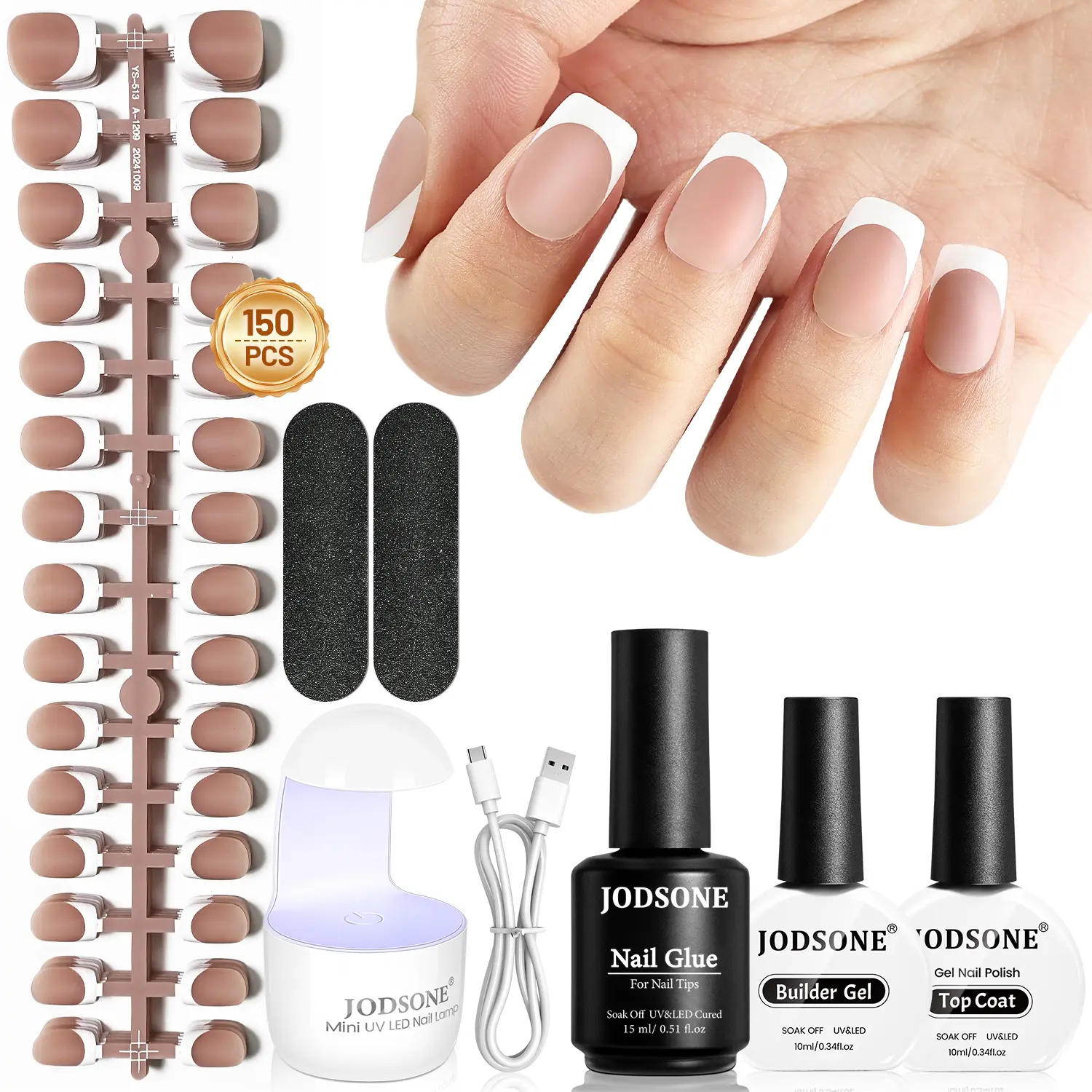 Q3 YS-513 Short Almond Nude Kit