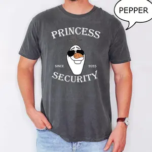 Frozen Princess Security T-Shirt, Olaf Princess Security Shirt, Father's Day Gift, Olaf Shirt, Girl's Dad Shirt