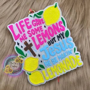 Life Gave Me Lemons Car Freshie