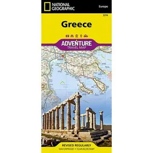 Greece Map -- National Geographic Maps, Sheet Map, Folded