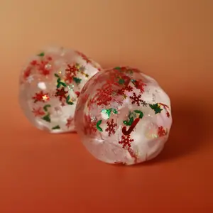 Christmas Snow Globe Squishy – Silent Mochi Feel, Soft & Slow-Rise Stress Ball