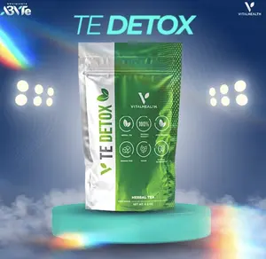 Detox Tea Organic Matcha Powder Herbal Alkaline Blend for Natural Cleansing & Relaxation with Chamomile Prickly Pear Ginger Marshmallow Persimmon Leaf & Blessed Thistle