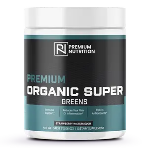 Organic Super Greens Powder Watermelon | Daily Greens Drink Mix