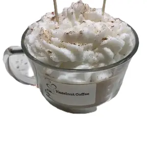 Hazelnut Coffee Candle - Rich Hazelnut Flavor, Perfect for Relaxation, Ideal for Home Decor, and Aromatic Ambiance