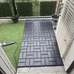 44 PCS Interlocking Porcelain Deck Tiles - 12"x12" Waterproof Indoor-Outdoor Flooring, All-Weather Travertine Green Floor Cladding for Patio, Balcony, Function": "All-Weather