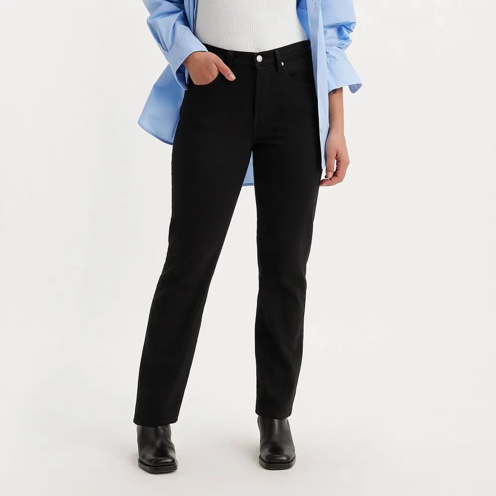 Levi's Women's 501 Original High-Rise Straight Stretch Jeans Levi's Women's 501 Original High-Rise Straight Stretch Jeans
