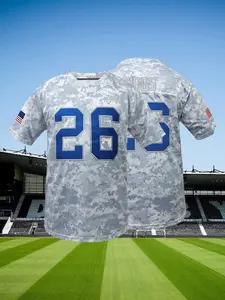 Men's#20 #26 Camo American Football Jersey,Name And Number Embroidered Rugby Jersey,Detroit Sports Top Breathable Athletic Tee for Training & Competition Athletic Tops, Training Shirt