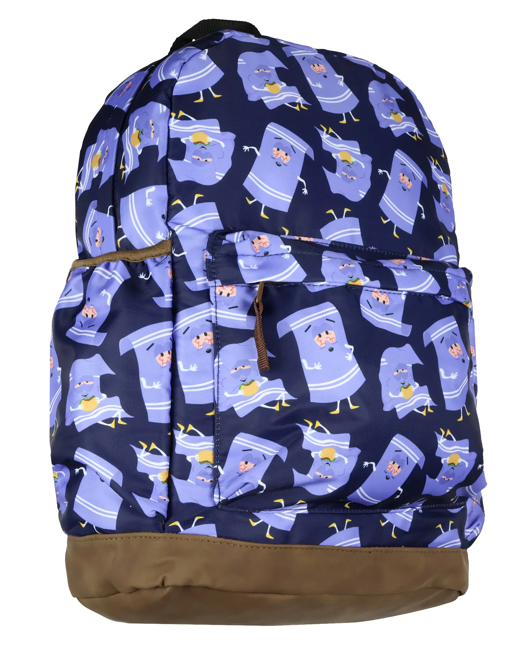 Towelie South Park Merch School Backpack Travel Book Bag Daypack with Tech Sleeve 16"