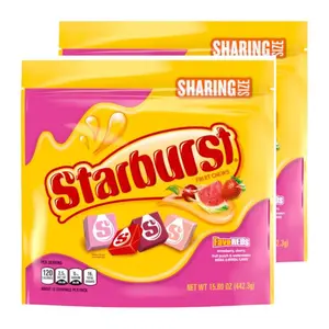 Starburst Favereds Fruit Chews Chewy Candy, Sharing Size - 15.6 oz Bag (Pack of 2)