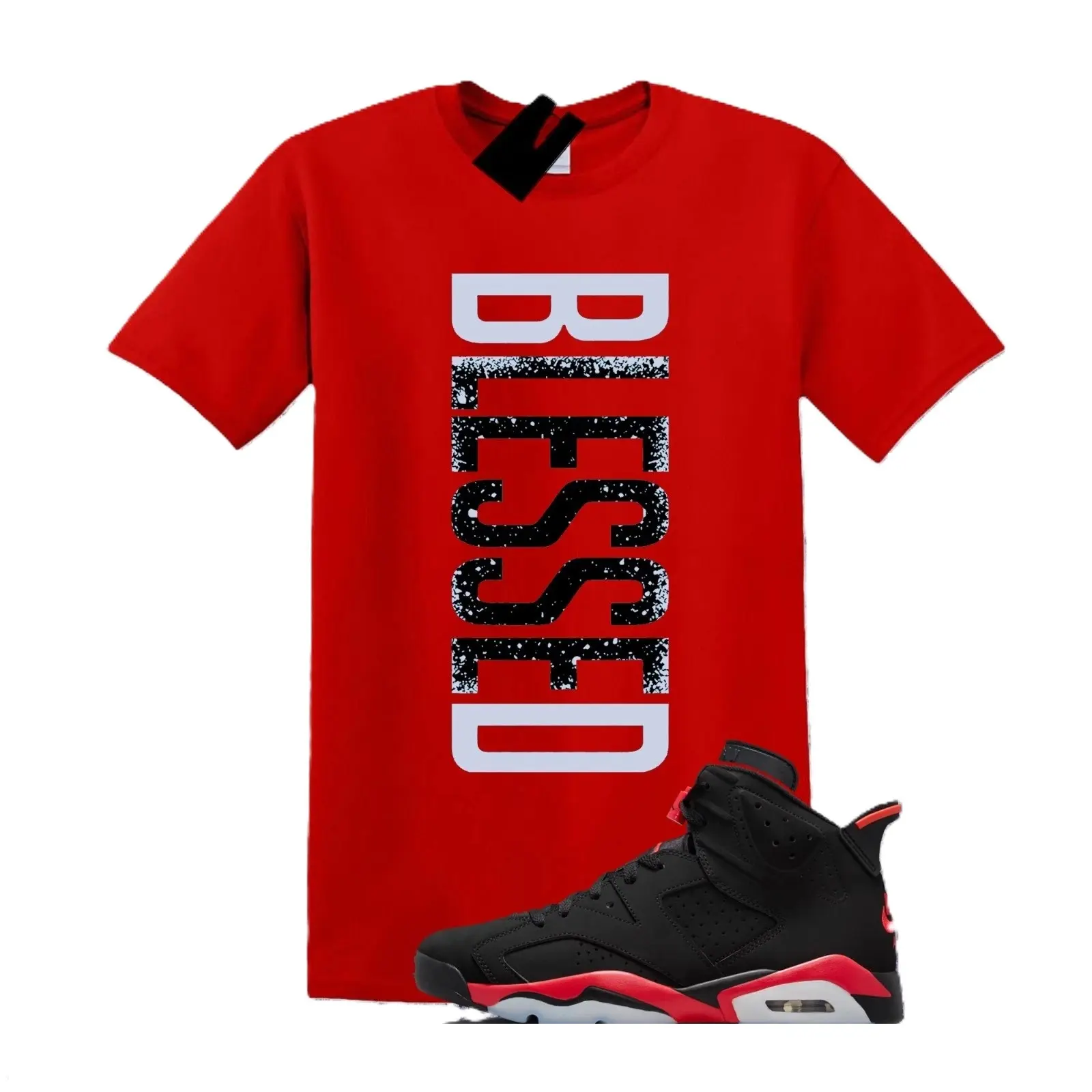 AJ 6 Infrared Salesman Sneaker Matching Shirt, 6 Infrared Salesman Shirt, 100% Cotton, Fashion Clothes, Stylish Unisex Shirt, Unisex Shirt Gift