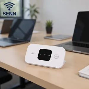 SENN 2025 Portable WiFi 4G LTE Portable WiFi Hotspot Router - SIM Plug-in card wifi-No Contract Internet, Connect 10+ Devices, Compact Travel Router, Unlocked