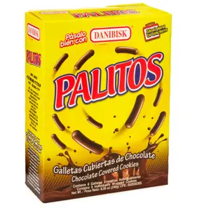PALITOS ( GALLETAS CUBIERTAS DE CHOCOLATE) 8 UNDS