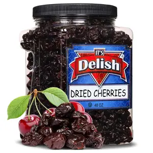 It's Delish Dried Cherries - Sweet Tart Snack with Antioxidants Vegan Kosher 48 Oz US Pantry Essential Healthy Snacks