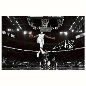 Flat dynamic basketball star decorative tapestry, high-quality indoor and outdoor sports posters, home office and café decorations - an ideal gift choice for basketball enthusiasts, single-color artworkroom accessories
