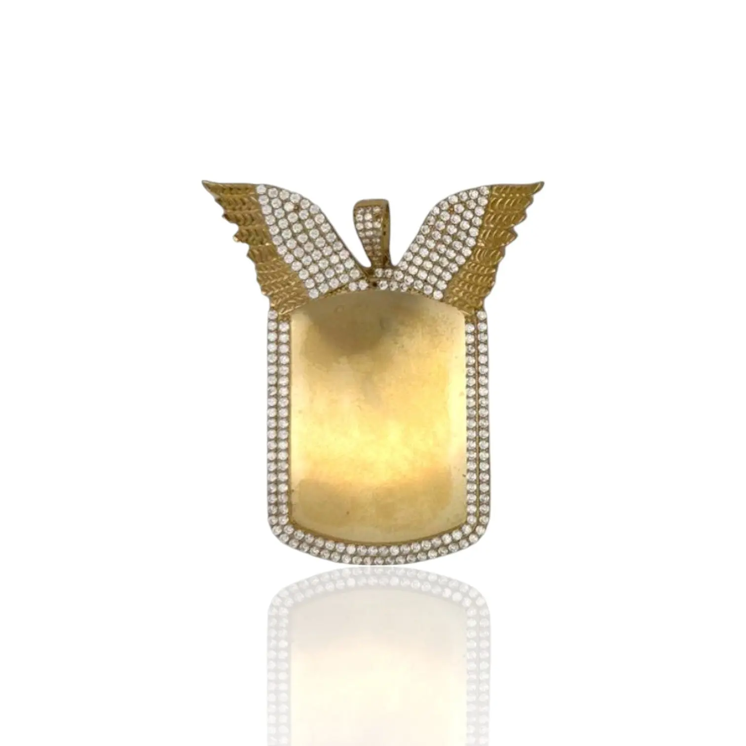 Picture Frame Pendant - 14K Yellow Gold