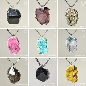 [No.N001-N009]Unique handmade crystal necklace