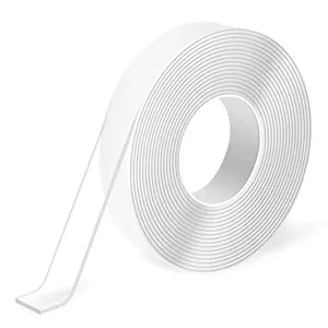 Double-Sided Mounting Tape (10FT), Multipurpose Removable Adhesive Foam Tape, Transparent, Household