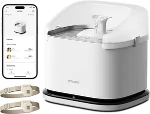 PETLIBRO RFID Smart App Monitoring Cat Water Fountain,3L dispenser for multiple pets with mini collar tag,upgraded wireless pump