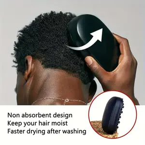 Durable Rubber Curling Sponge, Reusable Hair Styling Tool for Men & Women, Portable Curler for African Curls, Essential Barber Accessory, Curly Hair Brush