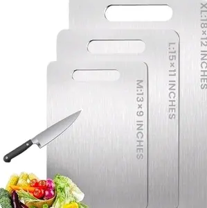 Titanium Non-Slip Cutting Board for Chopping - 13x9, 15x11, 18x12 Inches - Durable Kitchen Tool