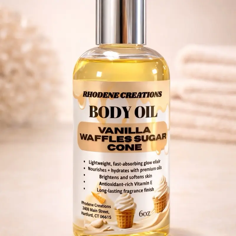 Vanilla waffles cone body oil