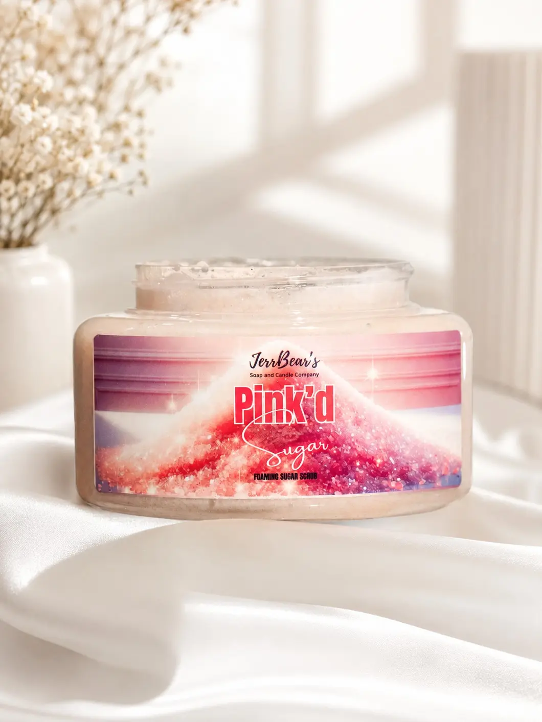 JerrBear's Foaming Sugar Scrub | Exfoliating Body Polish | Whipped Shower Scrub for Soft, Smooth Skin | 8 oz JerrBear's Foaming Sugar Scrub | Exfoliating Body Polish | Whipped Shower Scrub for Soft, Smooth Skin | 8 oz