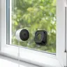 Luna Window Cam - 2K Wi-Fi Indoor Security Camera, No-Drill Glass Mount, Sharp Outdoor Monitor View, Color Night Vision Surveillance, AI Motion Detection, Included Angle Mount, Magnetic Setup, Local SD Recording, Remote Access, Bluetooth for Home Use