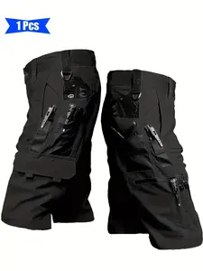 Men's tactical work shorts, lightweight summer outdoor shorts, casual sports shorts, Side Pocket Shorts, suitable for summer outdoor activities such as hiking, mountaineering, camping, and fishing.