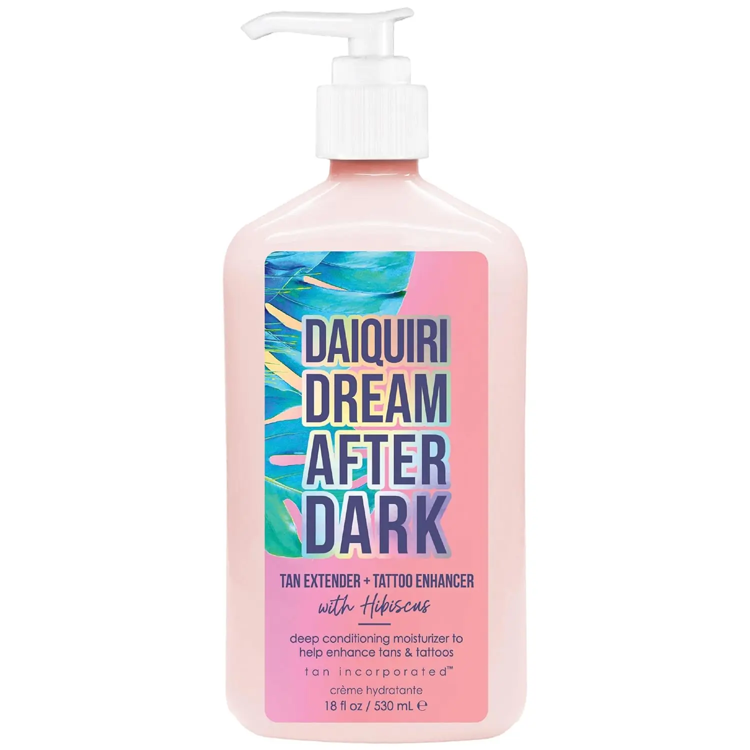 Brown Sugar Daiquiri Dream After Dark Tan Extender & Tattoo Enhancer, Mango Butter Carrot Oil & Hibiscus with Tigergrass & Ocean Botanicals, 18 Fl Oz