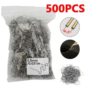 Car Bumper Repair Welding Nails, Plastic Welding Machine Accessories, Suitable for Fixing Welding Nails on Car Bumpers, Used for Crack & Hole Repair, Auto Repair Tools