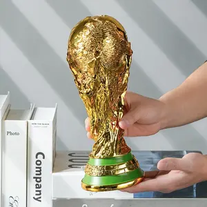 The official 3D trophy of the 2026 FIFA World Cup - an eternal collectible - made of high-quality weighted zinc alloy - durable and long-lasting; Very suitable for desktop display, office decoration, or football souvenirs