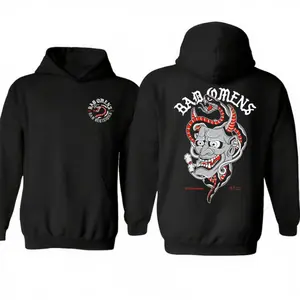 B Omenss Two Sides Hoodie, Us Tour Concert Tee, Gothic Rock Band, Gift For Rock Music Fans, Unisex Sweater Pullover Tee