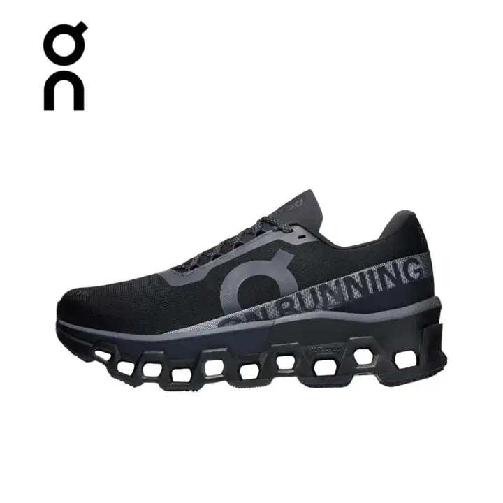 On Cloudmonster 2 All Black Unisex Running Sneakers