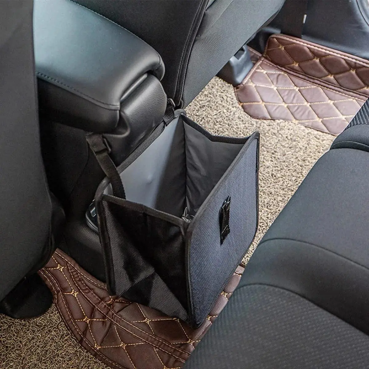 Foldable Car Trash Can, Leak-proof Car Trash Can, Portable & Hangable Car Trash Bag, Durable Trash Bag, Waterproof Car Interior Accessories for Stowing & Tidying, Organizer