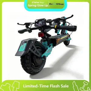 SCOOTHOP G3/G3pro Electric Scooter for Adults 1200W/1200W*2 Motor 40-Mile Range 34 MPH 10" Tires Foldable Frame Dual Disc Brakes Off-Road E-Scooter for Commuting & Fitness TikTokShopSpring Glow Up