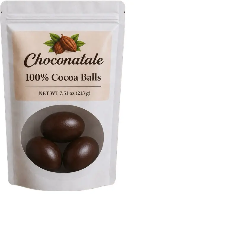 Authentic chocolate balls - Homemade with 100% cocoa. Authentic chocolate balls - Homemade with 100% cocoa.
