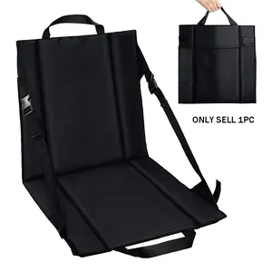 Foldable Stadium Seat Cushion, Back Support Seat Back Pad, Portable Stadium Seat, Backpack-Friendly, Effective Posture Support